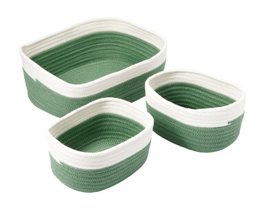 TK Maxx zestaw trzech koszy z materialu 74.99PLN