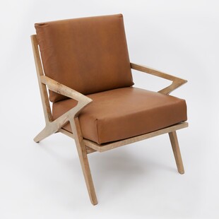 TK Maxx Krzeslo brazowe skorzane 2999.99PLN