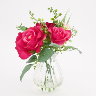 TK Maxx Sztuczne roze w wazonie 59.99PLN