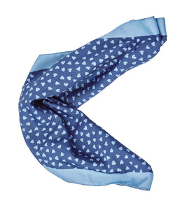 TK Maxx niebieska chustka w serca 74.99PLN