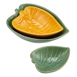 TK Maxx - trzy talerze w ksztalcie lisci, 79.99PLN