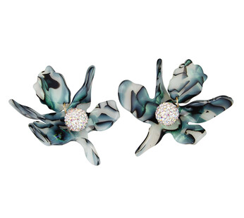 TK Maxx kolczyki kwiaty z brokatem 59.99PLN