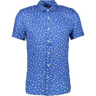 Niebieska koszula z krótkim rękawem