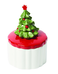 Ceramiczna szkatulka swiateczna