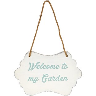 Wiszący znak ogrodowy