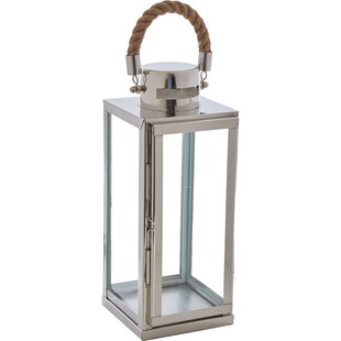 Srebrny lampion z liną