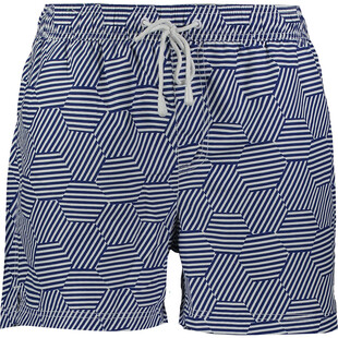 Niebiesko-białe szorty