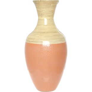 Różowo piaskowy wazon