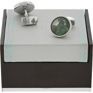 Spinki do mankietów w kolorze srebra