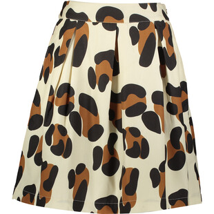 Kremowa spódnica w cętki