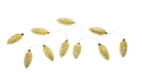 Lampki w ksztalcie szyszek