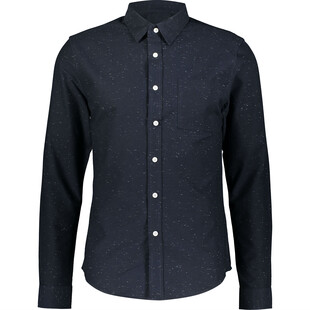 Granatowa koszula typu Oxford