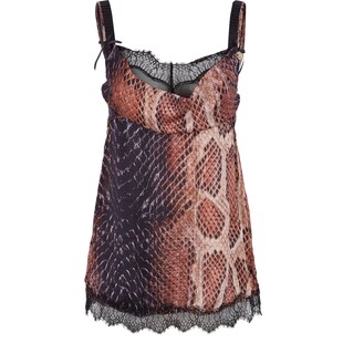 Sukienka z wężowym motywem