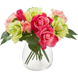 Bukiet sztucznych róż