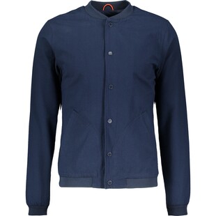 Granatowa kurtka typu bomber