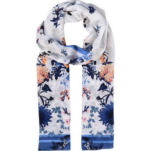 Szal w kwieciste wzory